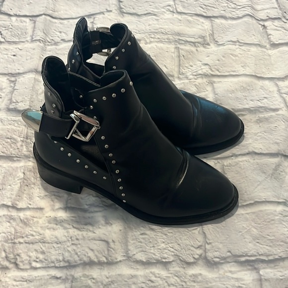 ASOS Pimkie stud ankle booties Sz 37 - Picture 1 of 7